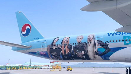 Korean Air Has Unveiled Their Blackpink Plane